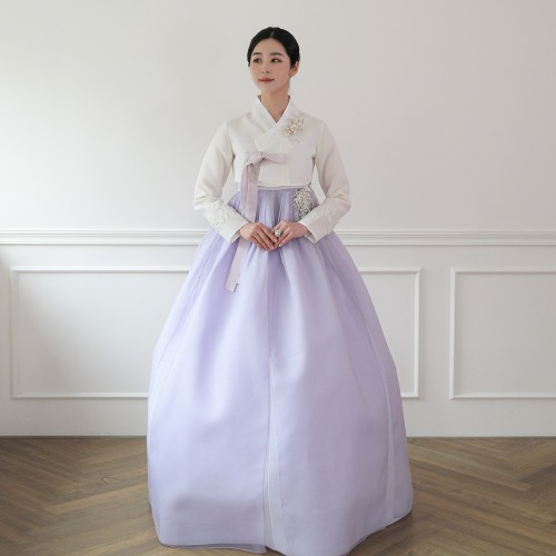 민한복 아미 고급 혼주 여성 결혼식 하객 성인 여자 단아한 전통 맞춤 한복