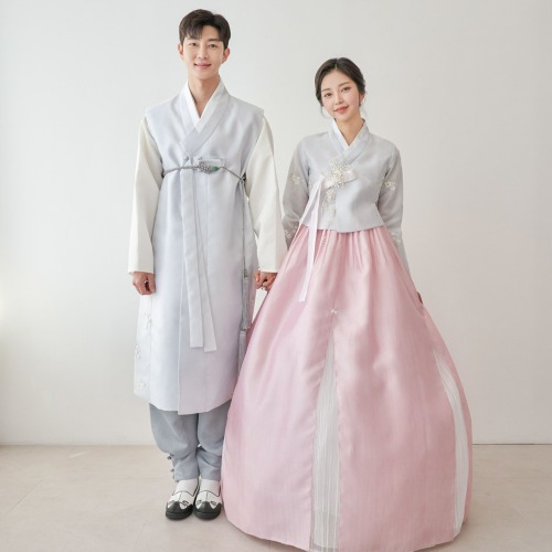 민한복 해님꽃 결혼식 신랑 신부 웨딩 커플 촬영 돌잔치 피로연 고급 전통 맞춤 한복