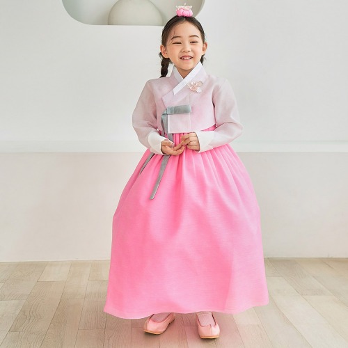 민한복 샛별아씨 프리미엄 전통 여아 고급 한복 설빔 어린이 아동 돌 백일 아기 드레스 유아