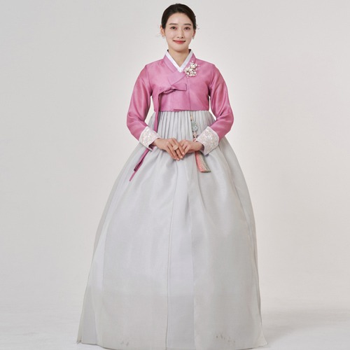 민한복 540번 고급 혼주 여성 결혼식 하객 성인 여자 단아한 전통 맞춤 한복