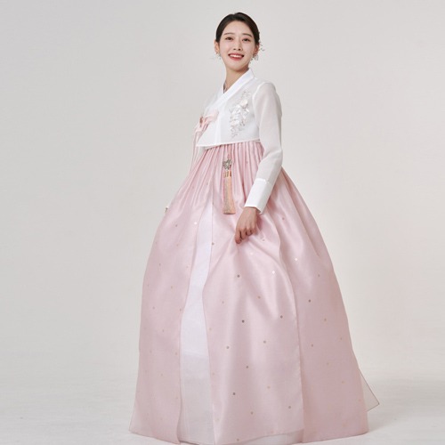 민한복 533번 고급 혼주 여성 결혼식 하객 성인 여자 단아한 전통 맞춤 한복