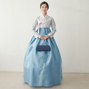 민한복 여우별 390번 고급 혼주 여성 결혼식 하객 성인 여자 단아한 전통 맞춤 한복