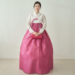 민한복 라온제나 388번 고급 혼주 여성 결혼식 하객 성인 여자 단아한 전통 맞춤 한복