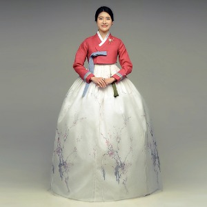 민한복 사나래 고급 혼주 여성 결혼식 하객 성인 여자 단아한 전통 맞춤 한복