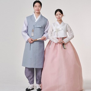 민한복 408번 별하 결혼식 신랑 신부 웨딩 커플 촬영 돌잔치 피로연 고급 전통 맞춤 한복