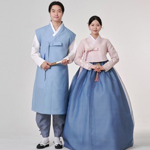 민한복 410번 수피아 결혼식 신랑 신부 웨딩 커플 촬영 돌잔치 피로연 고급 전통 맞춤 한복
